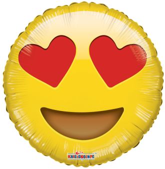 Heart Eyes Emoji Balloon
