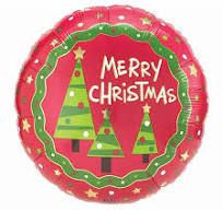 Merry Christmas Mylar Balloon