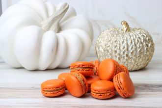 Pumpkin Macarons 6 Pieces